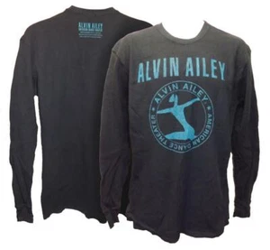 New Alvin Alley American Dance Theatre Mens Size L Large Long Sleeve Blue Shirt - Picture 1 of 7
