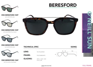 Gafas de sol unisex ONEILL BERESFORD 102P polarizadas - Imagen 1 de 16