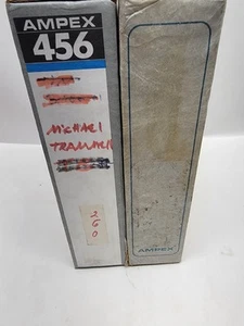 Ampex 456 grand master 2" Tape 10.5 Reel "Mike Trammel" metal Reels Lot Of 2 #41 - Picture 1 of 7