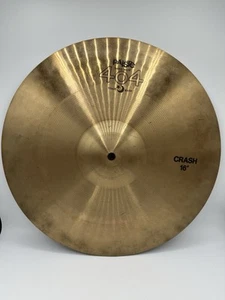 Vintage Paiste 404 16" Crash Becken - (Anfang 80er Jahre) - 890g - Bild 1 von 9
