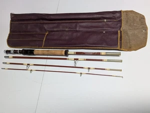Vintage 7' St. Croix 4-pc Fiberglass Travel Pack Fly Rod C57' w/Case - Picture 1 of 12