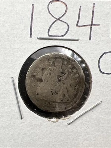 1841 O 10c Seated Liberty Dime Coin Very Circulated SKU#A - Picture 1 of 6