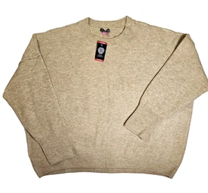 Maglione girocollo Vince Camuto donna x grande cammello oversize - Foto 1 di 6