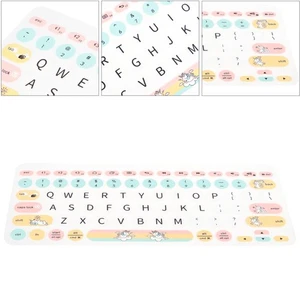 Film De Protection Du Clavier Arc-en-ciel Couvercle Silicone Housse - Afbeelding 1 van 12