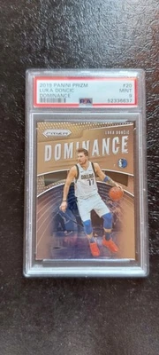2019 panini prizm luka doncic dominance #20 PSA 9 - Imagen 1 de 2