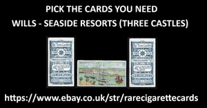 WILLS - SEASIDE RESORTS (THREE CASTLES) - PICK THE CARDS YOU NEED - Picture 1 of 3