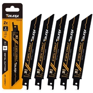 Schwermetall Schneiden Säbelsägeblätter 6 Zoll 14TPI für Rohr, Bewehrung, Bi... - Bild 1 von 7