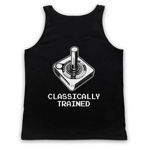 CLASSICALLY TRAINED JOYSTICK VIDEO GAME UNOFFICIAL ADULTS VEST TANK TOP - Picture 1 of 11