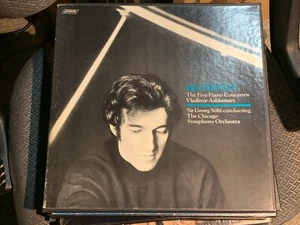 Beethoven 5 Conciertos para Piano Ashkenazy Solti CSO 4 LP Set ENVÍO GRATUITO PUEDE EE. UU. - Imagen 1 de 3