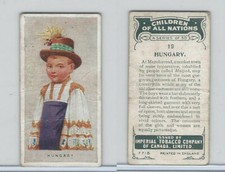 C6 Imperial Tobacco, Children Of All Nations, 1924, #19 Hungary