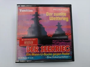 Der zweite Weltkrieg Der Seekrieg Super 8 TonFilm 66m s/w Piccolo Film U-Boote - Imagen 1 de 5