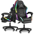 Gaming Chair With Bluetooth Speaker High Back Office Chair With Rgb Led Light A