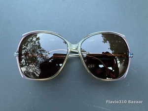 Authentic Vintage ZIMCO GLITTER Mauve Blue Eyeglasses Sunglasses - FRAME ONLY - Picture 1 of 8