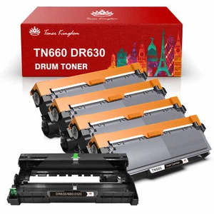 5-PACK HY TN660 Toner DR630 Drum Compatible With Brother MFC-L2700DW DCP-L2540DW - Picture 1 of 7