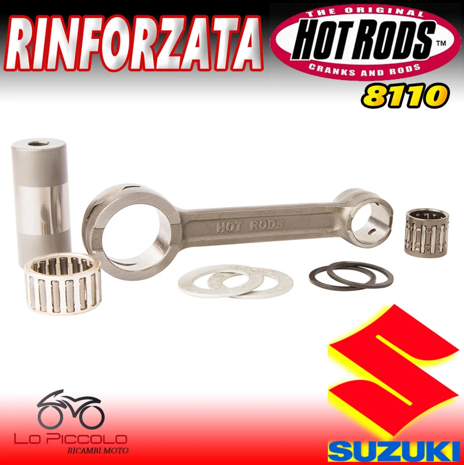 8110 BIELLA ALBERO MOTORE HOT RODS SUZUKI RM 125 1994 1995 1996 - Изображение 1 из 1