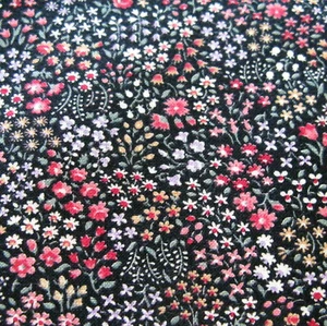 Cranston Vtg Cotton Fabric Tiny Flower Calico Dollhouse Miniatures Dolls 1.6 Yds - Picture 1 of 5