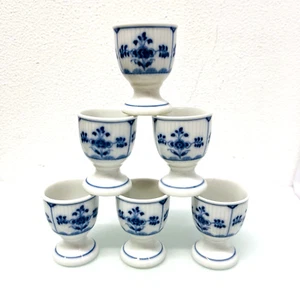 Villeroy & Boch Heinrich Amalienburg 6 Eierbecher Strohblume Indisch Blau - Bild 1 von 6
