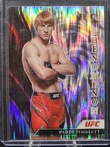 2022 Panini Select UFC Paddy Pimblett Phenomenon Flash Prizm RC Rookie Card 25 - Foto 1 di 2