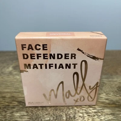 NEW Mally XO Face Defender Matifiant .46 oz 13 g Full Size w/ Sponge Universal - Image 1 of 3