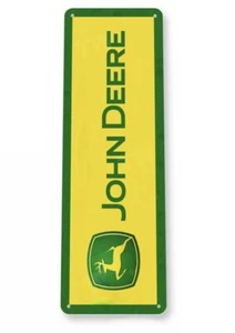 JOHN DEERE BLECHSCHILD 11x4 Zoll NICHTS LÄUFT WIE EIN BARMTRAKTOR GELB GRÜN - Bild 1 von 1
