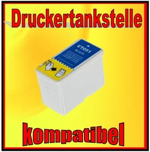 komp. Patrone für EPSON COLOR 740 760 800 860 1520 Scan 2000 ersetzt T051 black - Bild 1 von 2