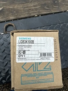 Siemens LGB3K100B Breaker - Picture 1 of 4