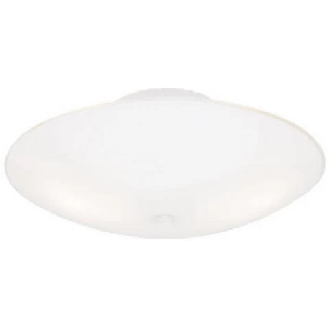 66242 2 Light  Semi-Flush Mount Ceiling Fixture - White Finish Cover
