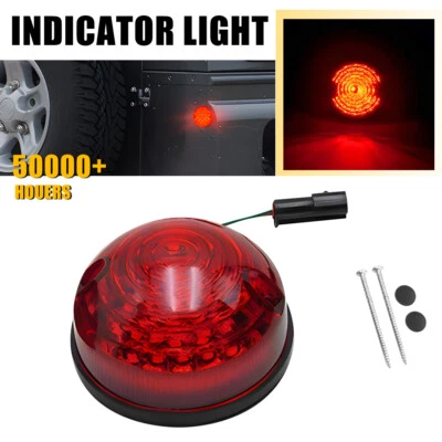 LED Rear Red Stop/Tail Light Indicator Lamp 73mm for Land Rover 90/110 Defender - Image 1 of 4