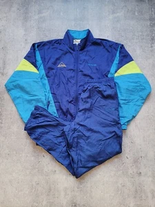 ADIDAS Vintage 90s Y2K Mens Drill Nylon Tracksuit Set Size M - Picture 1 of 11