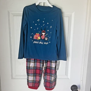 Christmas Pajamas Girls XS 4/5 Holiday Jammies For Your Families Plaid New! BxI - Picture 1 of 5