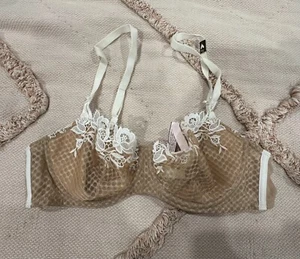 Victoria’s Secret Embroidered Balconette Bra 38B | New with Tags | MSRP $69.50 - Picture 1 of 5