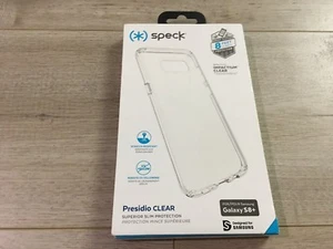 Speck Presidio Clear Transparent Case For Samsung Galaxy S8+ Impactium Impact - Picture 1 of 2