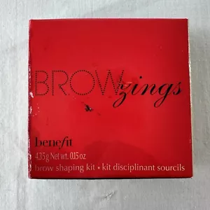 Kit de modelado de cejas Benefit Zings cepillos de cera en polvo medio descontinuado pinzas - Imagen 1 de 9