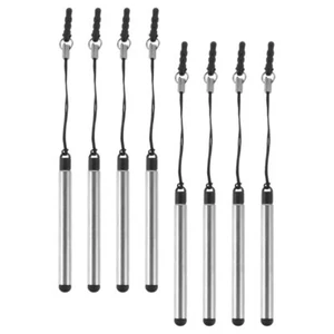 8 Pcs Touchscreen Pen Stylus Tether Pocket Capacitive Replacement - Photo 1 sur 12