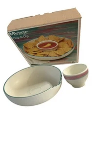 TREASURE CRAFT MIRAGE/CHIP AND DIP SET/SOUTHWESTERN DESIGN/ Made USA - Picture 1 of 12