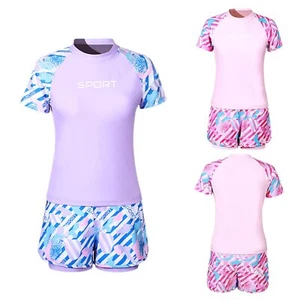 Girls Swimwear Swimsuits Bikini Set Bathing Swimming Suits Surfing Beachwear - Picture 1 of 35