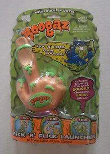 Boogaz Pick N Flick Launcher w/ Ooze & Figure - Rare Gross Out Toy 2007 New - Picture 1 of 5