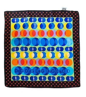 Bufanda de seda con cuello cuadrado D&G Foto 1 de 4