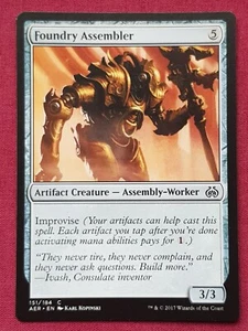 Magic The Gathering AETHER REVOLT FOUNDRY ASSEMBLER artifact card MTG - Bild 1 von 2
