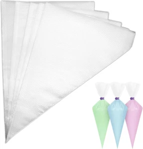 100Pcs 12 Inch Disposable Piping Bags for Cake and Cookie Decorating - Picture 1 of 12