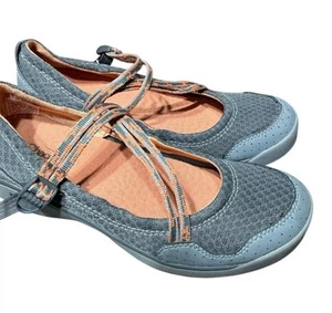 Chacos Size 8.5 Shoes Sandals. Strappy Mary Jane BLUE GREY ORANGE - Picture 1 of 4