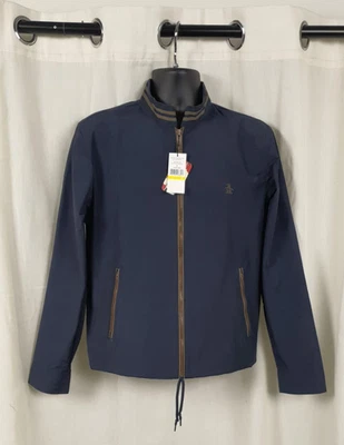 Original Penguin Ratner Windbreaker Jacket Blue Nights Medium TD024 GG 14 - Image 1 of 4