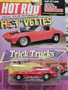 Racing Champions Hot Rod Magazine Series 6, 1963 Corvette Split Window Coupe - Picture 1 of 4
