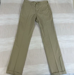 Bills Khakis Tropical Poplin Mens 34x36 Straight Fit Pants Cuffed Flat Front USA - Picture 1 of 13