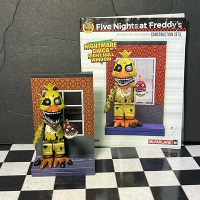 Nightmare Chica Hall Window Set Five Night's at Freddy's FNAF McFarlane COMPLETE - Image 1 of 4