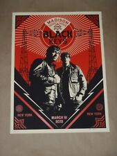 The Black Keys Shepard Fairey New York concert poster print gig art 2012 NYC MSG