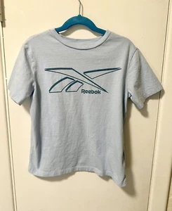 Reebok Boys Blue Tshirt Boys Size 8 - Picture 1 of 2