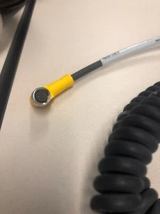 Picofast Cordset Coiled M8 4F 90Deg Connector PKW 4M-3/S90-SP Turck U2503-11 - Picture 1 of 4
