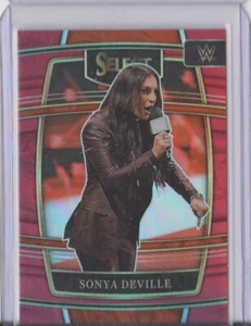 2022 PANINI SELECT WWE SONYA DEVILLE RED CONCOURSE #007/249 SMACKDOWN NO 146 - Picture 1 of 2