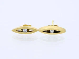 Juw. Pendientes GV diamantes oro 750 18 quilates valor: 1.800 EUR joyería detallada - Imagen 1 de 8